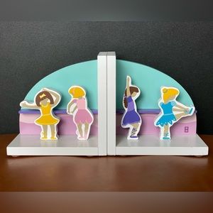 Vintage Sassafras Ballerina Bookends Set of 2